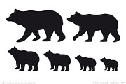 Mama bear, papa bear, vector set, a Graphic by Illustree (Thumbnail 4 of 5)