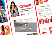 Clavera - Editorial Fashion Landing, a Landing Page Template by productype1 (Thumbnail 3 of 5)
