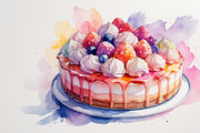 Handmade Cake & Pie Vectors, an Illustration by hafijul (Thumbnail 10 of 12)