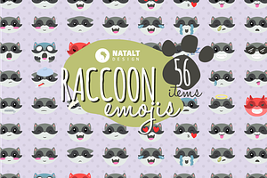 Raccoon Emojis