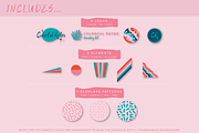 Pre-Made Brand: Colorful Retro, a Branding & Logo Template by Liseno Designs (Thumbnail 2 of 4)