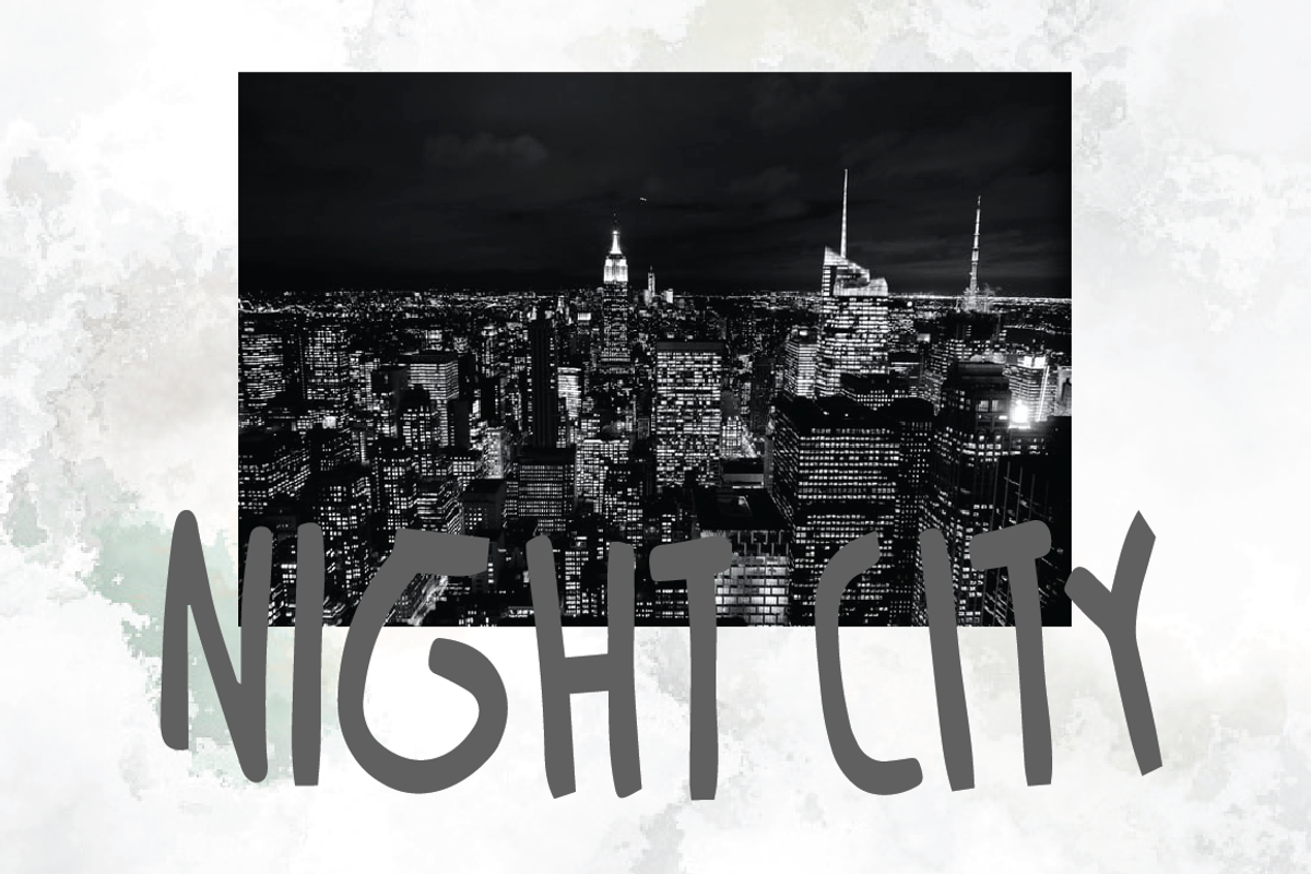 black pastel, a Font by Wana Studio (Photo 4 of 7)