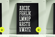THE ATHLETIC FONT, a Serif Font by THE BOLD FONT. (Thumbnail 3 of 18)