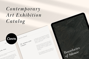 Contemporary Art Exhibition Catalog