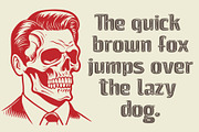 Dead Beat, a Slab Serif Font by Loudoun Design Co. (Thumbnail 5 of 6)