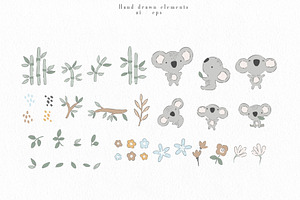 Cute, Ditsy, Little Koala Collection