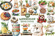 Spring Cooking Sublimation Clipart, an Icon by CreationArt (Thumbnail 1 of 6)