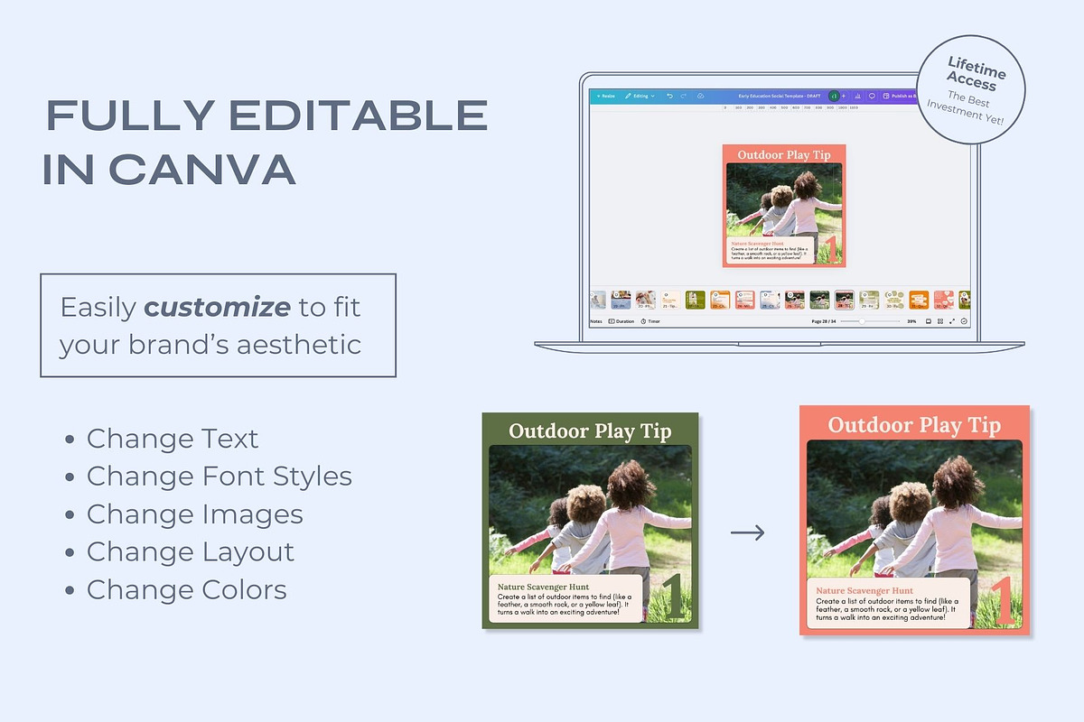 Tots Early Education Social Template, a Social Media Template by Artfullyours (Photo 7 of 11)