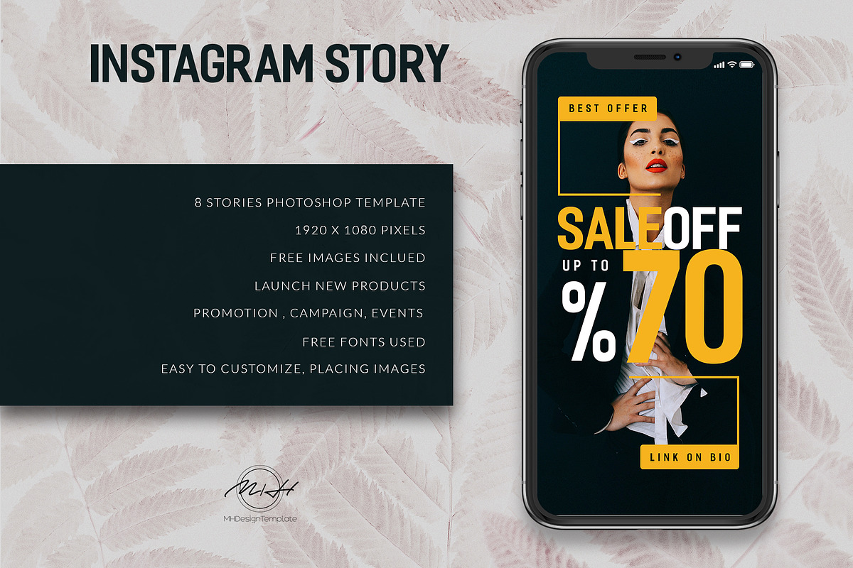 Fashion Instagram Stories Template, a Social Media Template by MH Design Template (Photo 4 of 6)