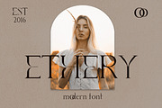 Ethery Modern Serif Font, a Serif Font by LABFcreations (Thumbnail 1 of 11)