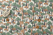Botanical Jungle Trees Pattern, a Pattern Graphic by StudioGlouna (Thumbnail 4 of 5)