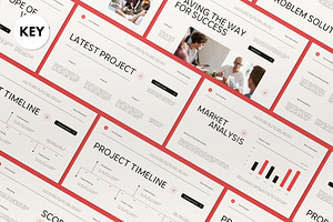 Black Red Project Proposal Keynote, a Presentation Template by graphicook