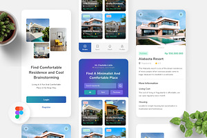 Depo - Property Design App, an UI Kit Template by Panen Creative