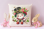 St. Patrick's Day Cute Santa Sublima, an Illustration by RobertsArt (Thumbnail 7 of 7)