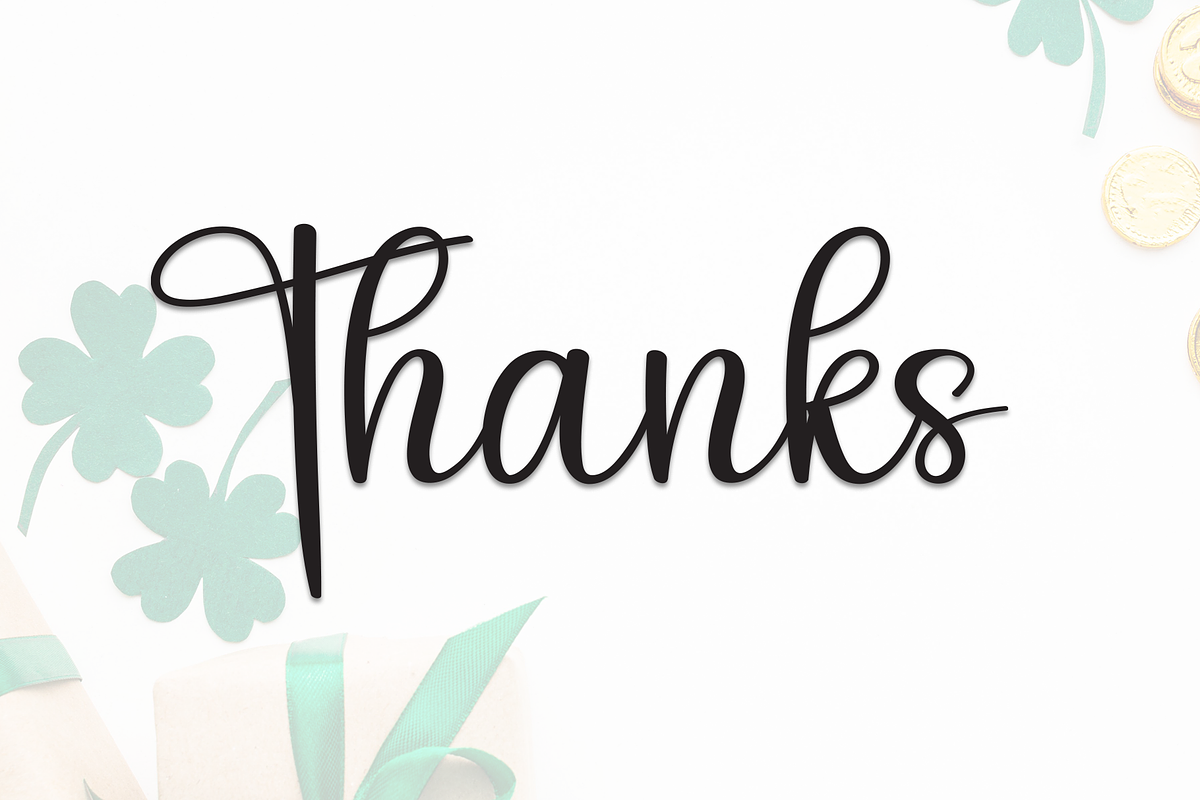 Lucky | Script Font, a Handwritten Font by Scratchones (Photo 9 of 9)