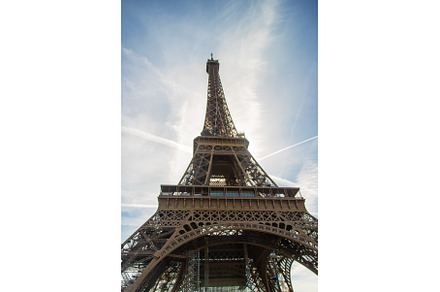 Eiffel tower beautiful spring summer, an Architecture Photo by yanadjana