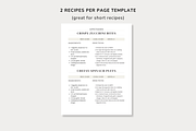 Recipe Template Bundle Canva, a Card Template by OrganizationOasisRo (Thumbnail 5 of 10)