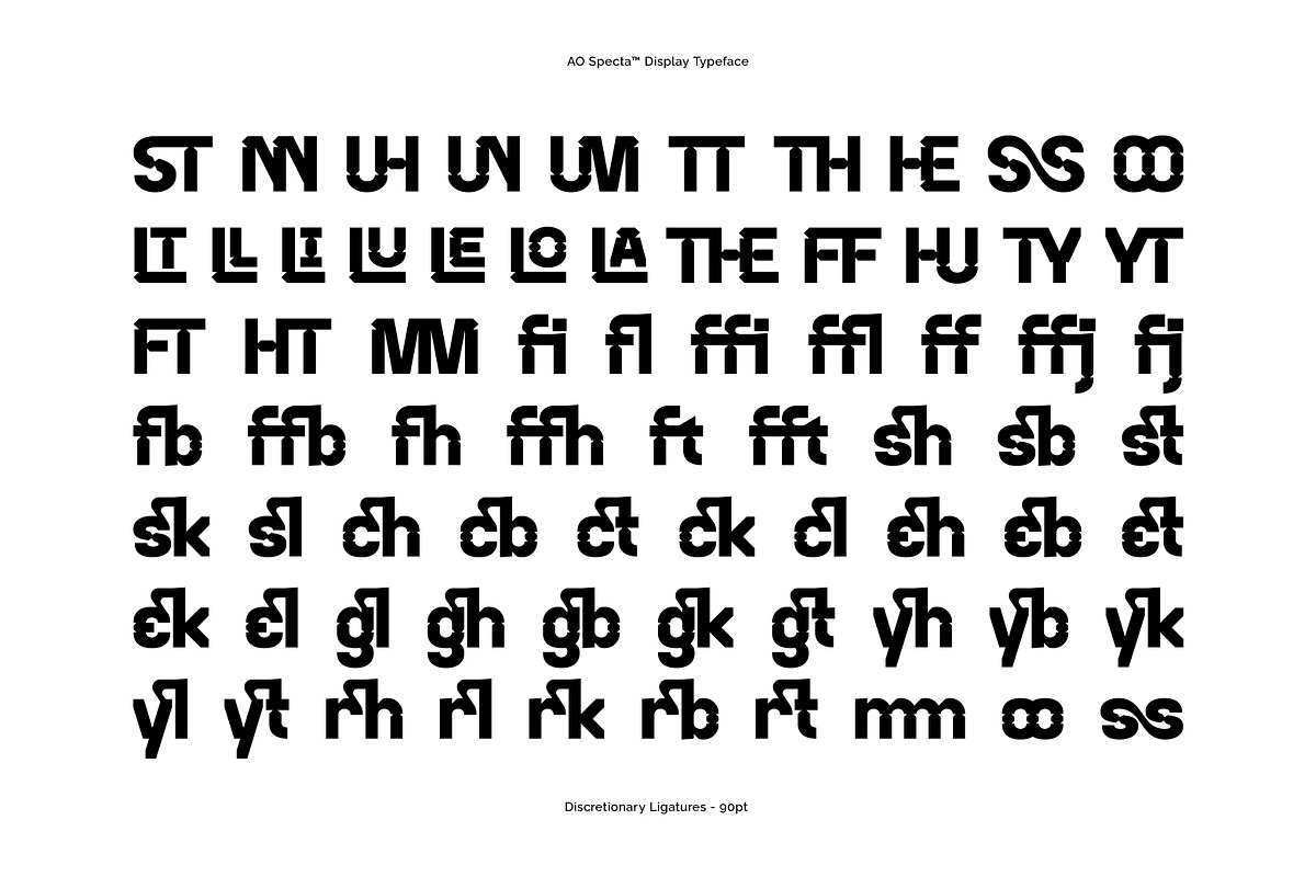 AO Specta - Display Typeface, a Sans Serif Font by OwunStudio (Photo 7 of 15)
