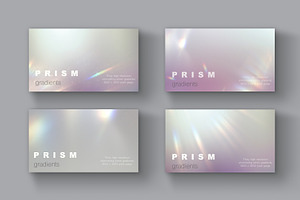 Prism Iridescent Gradient Background