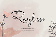 Raeylisse | Handwritten Script, a Script Font by gracetype_studio (Thumbnail 1 of 12)