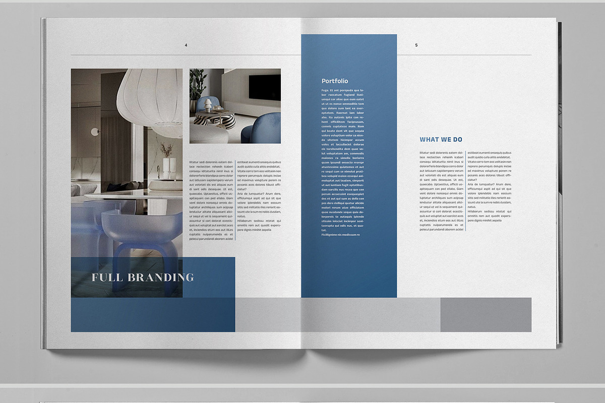 Blue Marketing Studio Brochure, a Brochure Template by Boris Cupac (Photo 4 of 7)