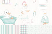 Digital Kit - Bath Time - Ducklings, an Illustration by Lolytop Studio (Thumbnail 1 of 5)