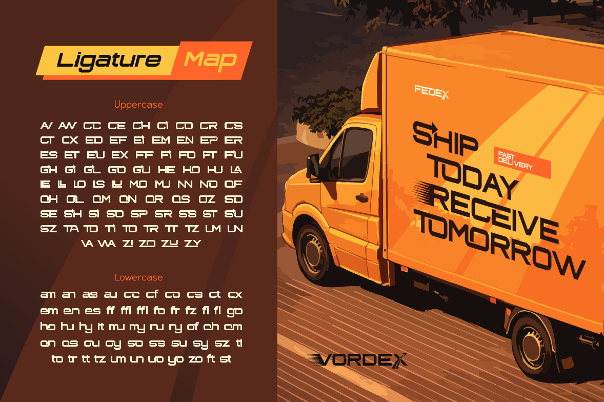 Vordex, a Sans Serif Font by Burntilldead (Photo 6 of 12)