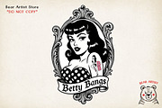 Pinup Grease Monkey, Sublimation PNG, a Graphic by GlitterCraft (Thumbnail 19 of 42)