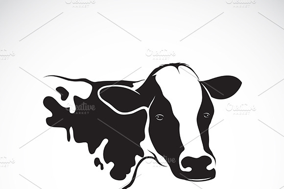 Vector Image Of An Cow