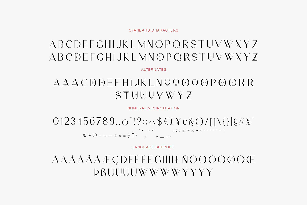 Loura Sans Serif, a Symbol Font by elvinova (Photo 6 of 6)