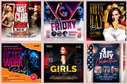 150 Night Club Flyer Bundle, a Flyer Template by AfzaalGraphics (Thumbnail 16 of 27)