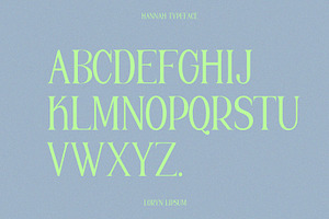 Hannah Modern Display Serif Font