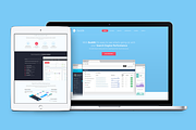 Buddhi - SaaS Landing Page PSD, an App Template by Pentaclay (Thumbnail 2 of 8)