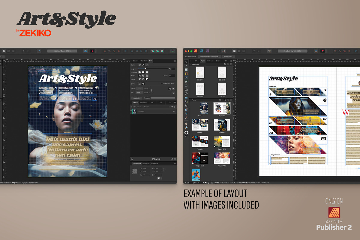 Art&Style Magazine A4/US, a Magazine Template by Zekiko (Photo 3 of 3)