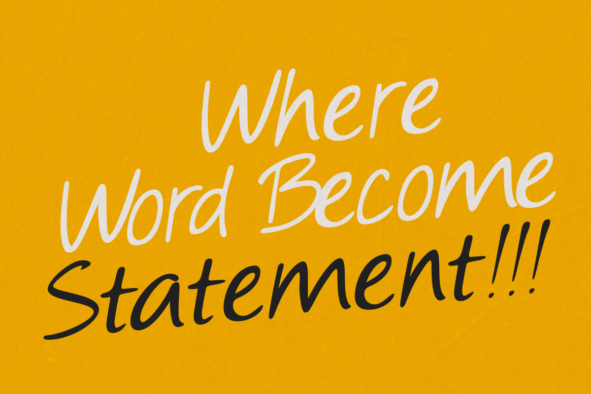 Daily Sunny Handwritten Font, a Handwritten Font by Rasio Studio (Photo 5 of 9)