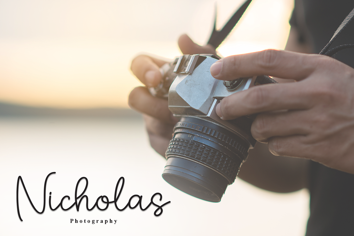 Sand Beach | Script Font, a Handwritten Font by Scratchones (Photo 4 of 8)