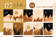 Poster Bundle Mystical Women Modern, a Decorative Illustration by Kaya Fonts (Thumbnail 9 of 23)