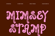 CS Mimsey Stamp, a Handwritten Font by Craft Supply Co. (Thumbnail 1 of 8)