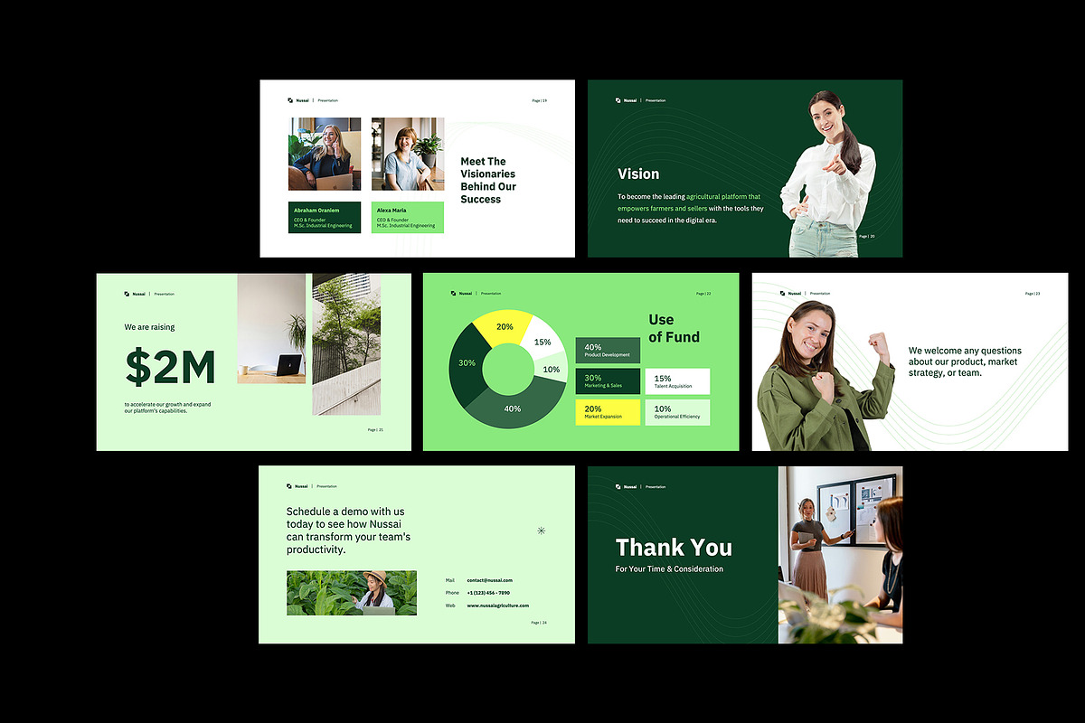 Agriculture Pitch Deck Google Slide, a Presentation Template by Neermana (Photo 4 of 4)