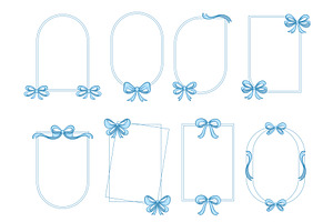 Set of frames of different shapes, an Illustration by Tati_Kli