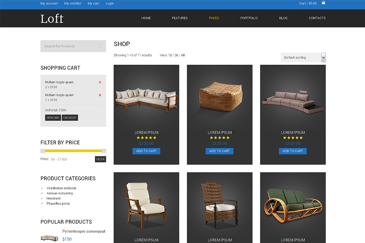 Loft Responsive Bootstrap Site Theme, a Bootstrap Template by IceTemplates (Photo 2 of 3)