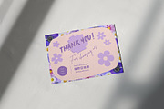 Thank you card template canva, a Card Template by DesignArts (Thumbnail 3 of 4)