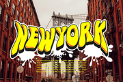 Retro Street - Graffiti Font, a Handwritten Font by Keithzo (Thumbnail 4 of 5)