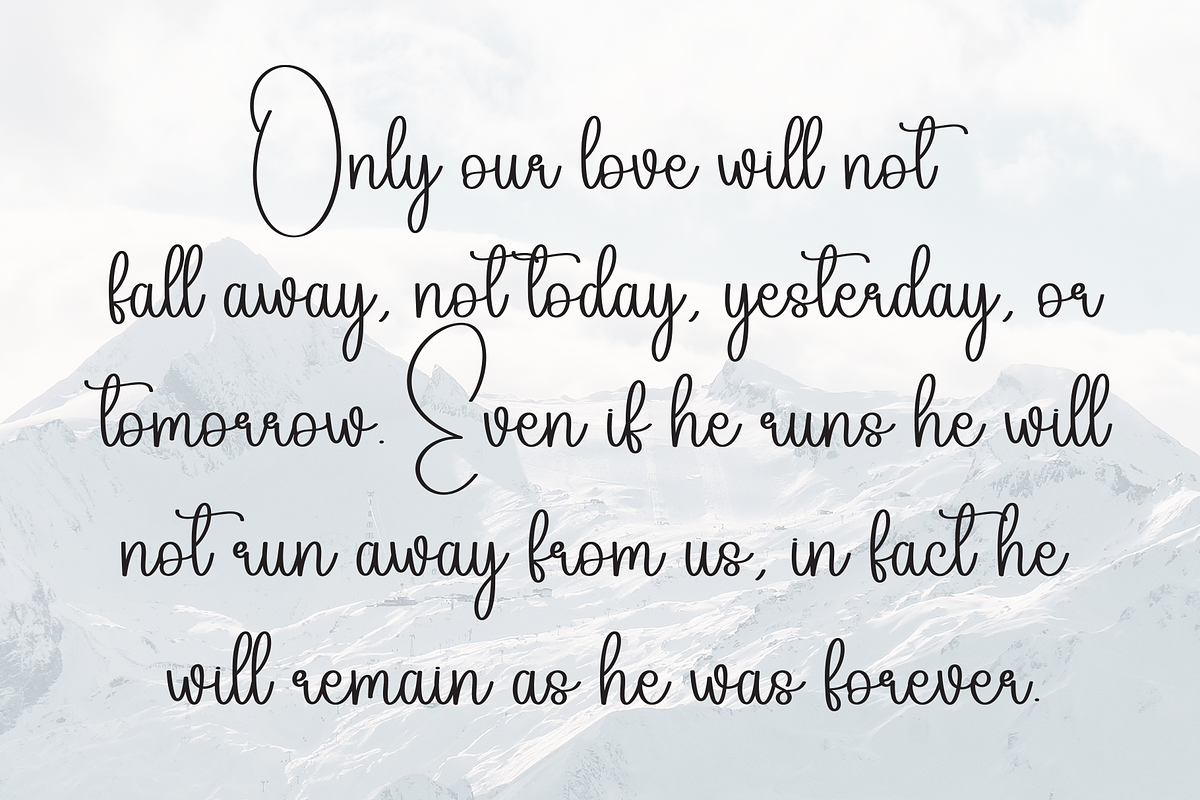 Angel Wings | Script Font, a Handwritten Font by Scratchones (Photo 6 of 9)