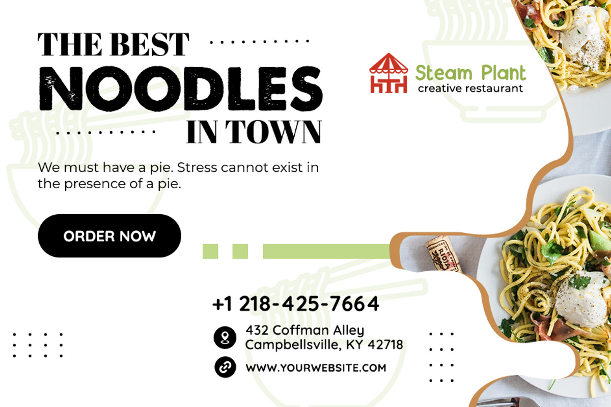 Restaurant Facebook Ad Banners, a Social Media Template by 3djagan (Photo 8 of 9)