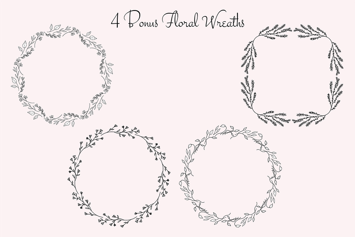 Vector Floral Kit - 250+ Elements, a Decorative Illustration by Doris Jetz (Photo 4 of 4)