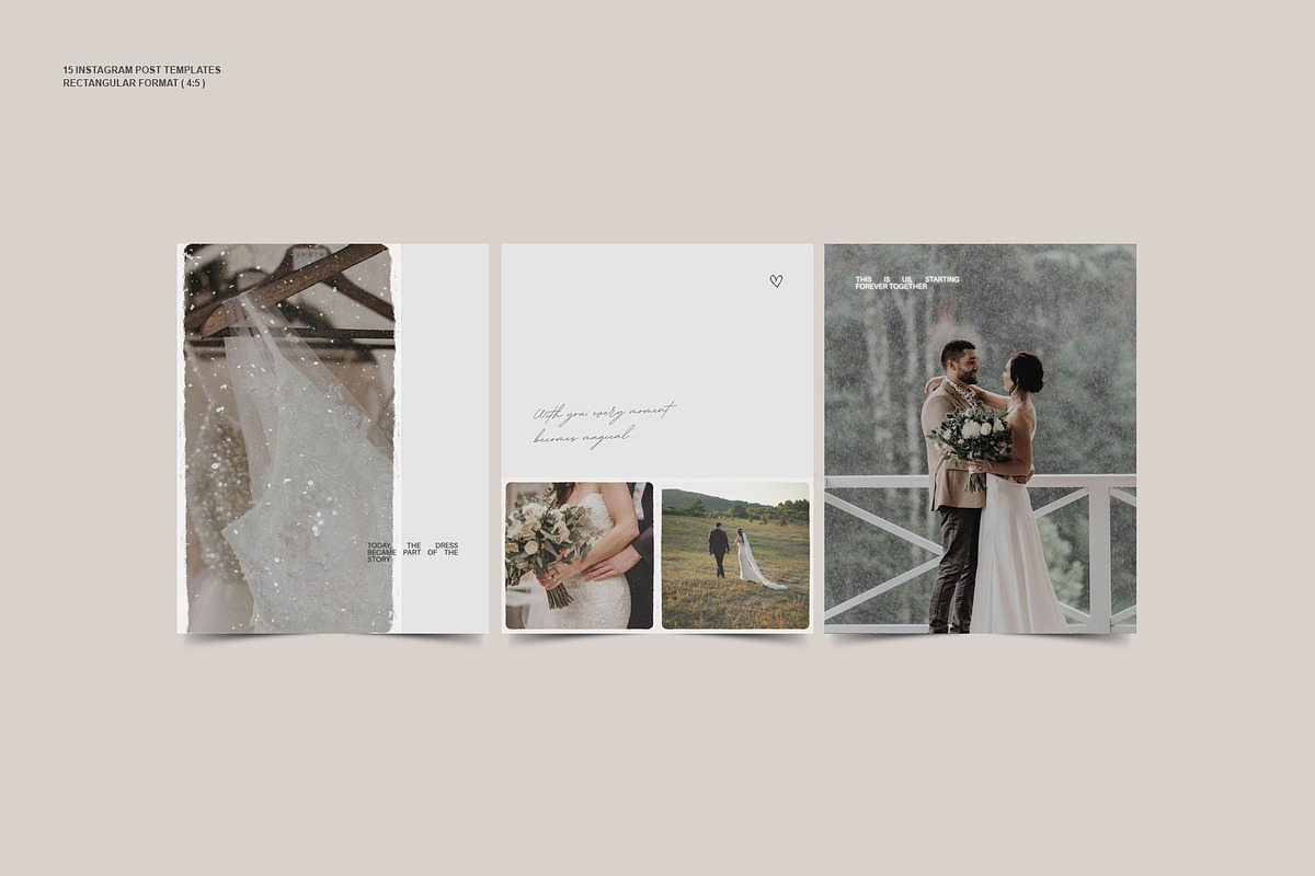 Canva Wedding Instagram Posts - Vol.2 preview 5