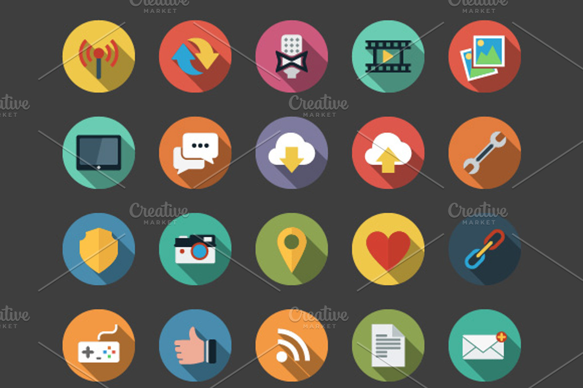 Web Flat Icons, an Icon by Creative Ink (Photo 2 of 3)
