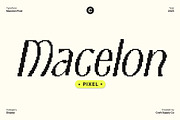 Macelon Pixel, a Sans Serif Font by Craft Supply Co. (Thumbnail 1 of 8)