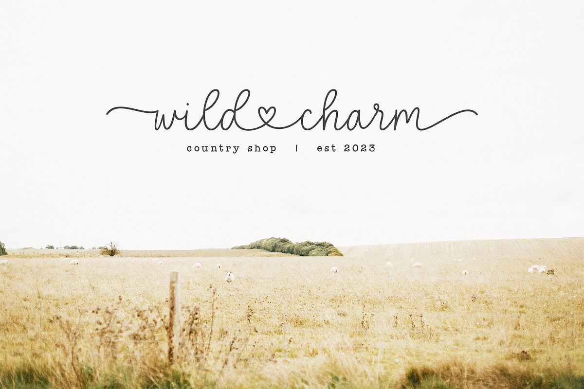 Love Ever | Heart Connector Font, a Script Font by KA Designs (Photo 4 of 11)